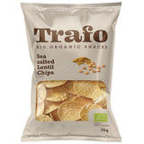 Trafo Organic Lentil Chips Seasalt 75g - 6 Pack