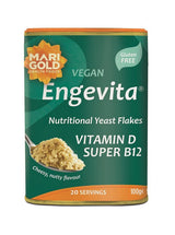 Marigold Super Engevita Vit D B12 Yeast Flakes Green 100g