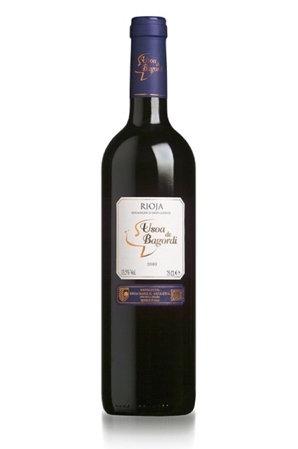 V Collection Red Wine - Rioja Usoa de Bagordi DO Bodegas Bagordi Spain 750ml