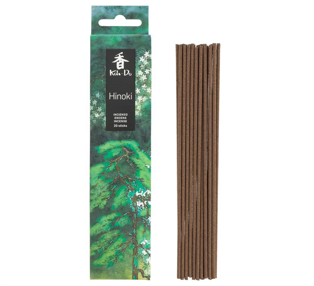 Tierra Zen Koh Do Incense - Hinoki 20 Sticks - 12 Pack
