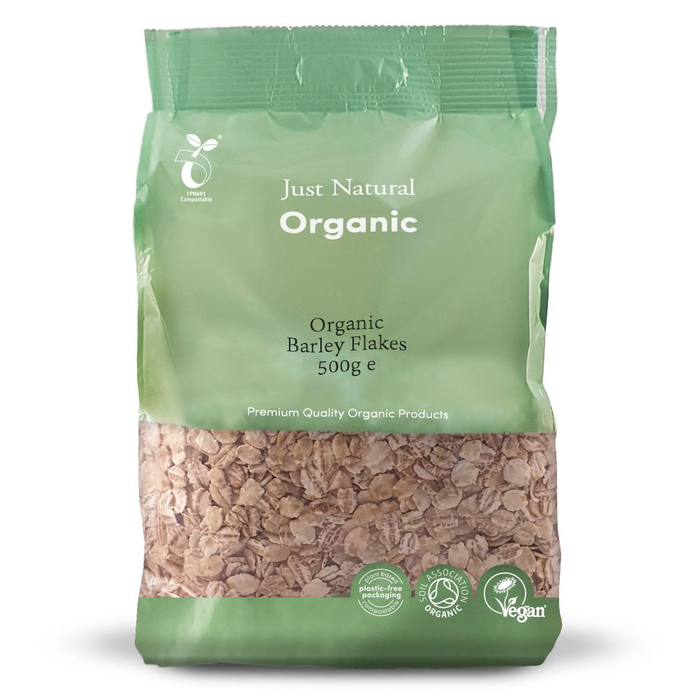 Just Natural Organic Organic Barley Flakes 500g