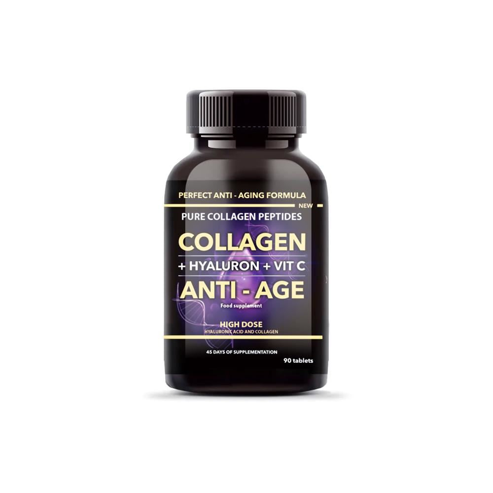 Intenson Collagène + Hyaluron + Vitamine C - 120 Comprimés - Anti-âge - Neuf