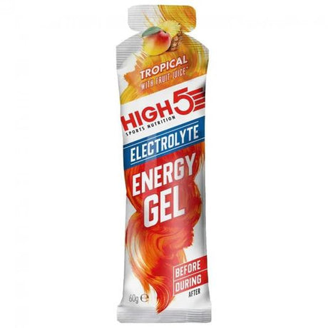 High 5 Energy Gel Electrolyte 60g - All Flavours - Pack of 5