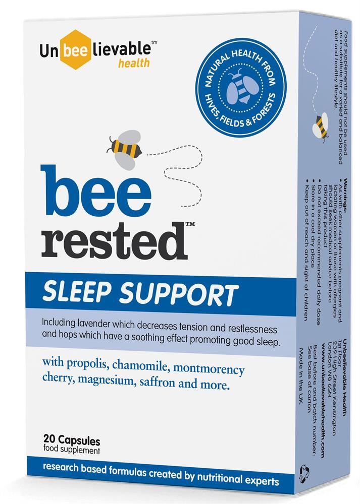 UnBEElievable Health Bee Rested sleep support 20 Capsules