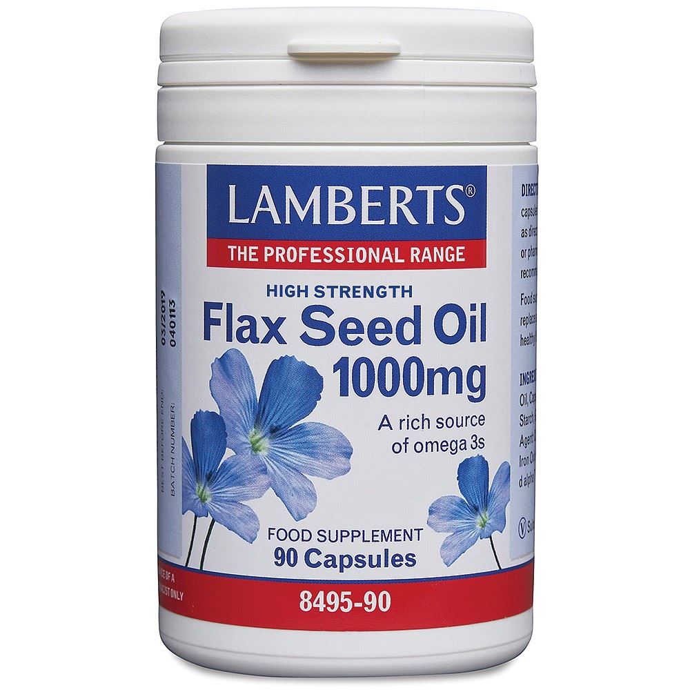 Lamberts Flax Seed Oil 1000mg 90 capsules