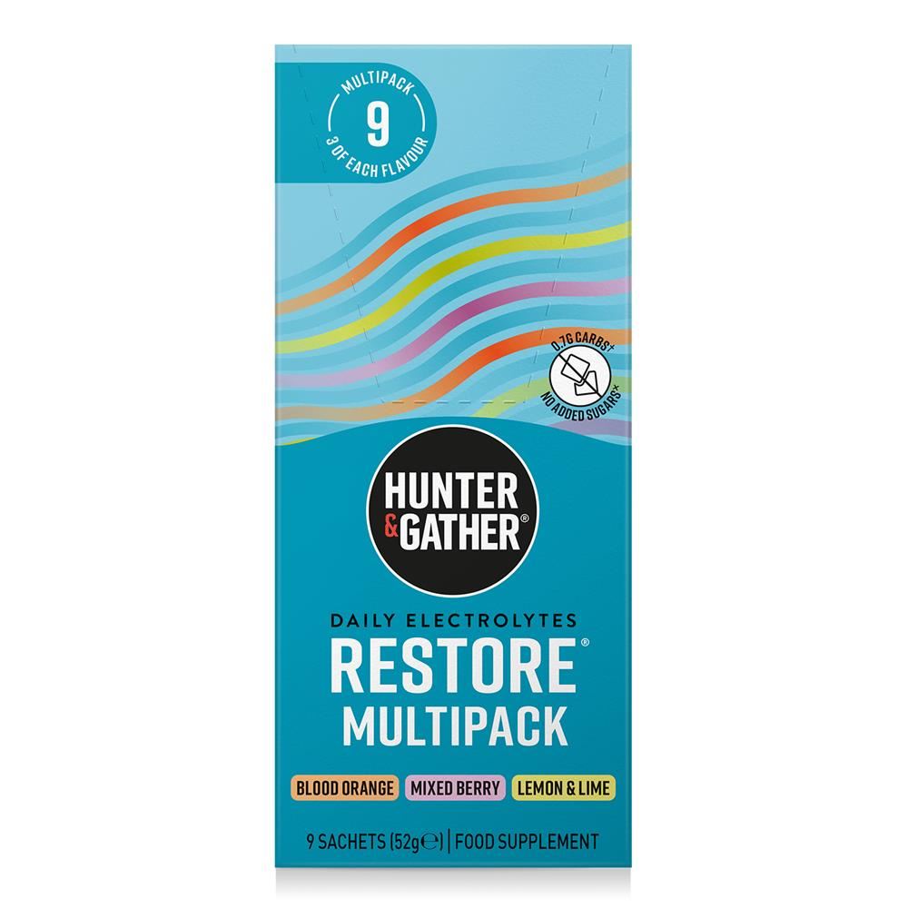 Hunter and Gather Restore Hydration Electrolytes Variety 9 Sachets