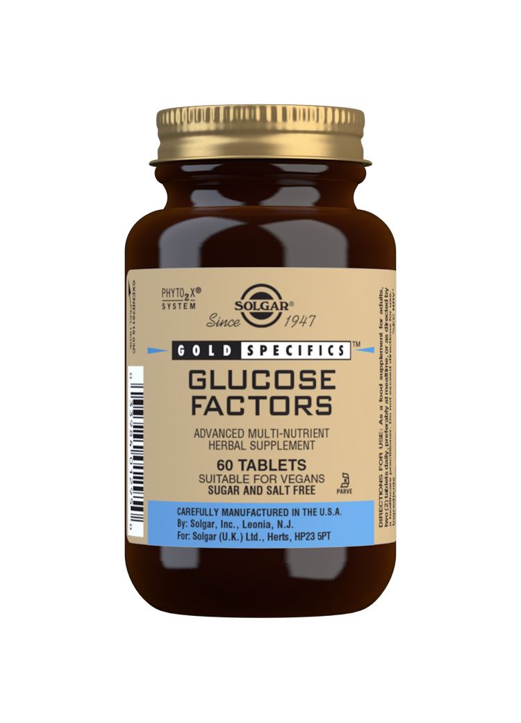 Solgar Gold Specifics Glucose Factors - 60 Tablets