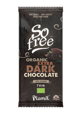 Plamil So Free Extra Dark Chocolate 80g - 12 Pack