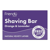 Friendly Soap Shaving Bar - Orange & Lavender 95g