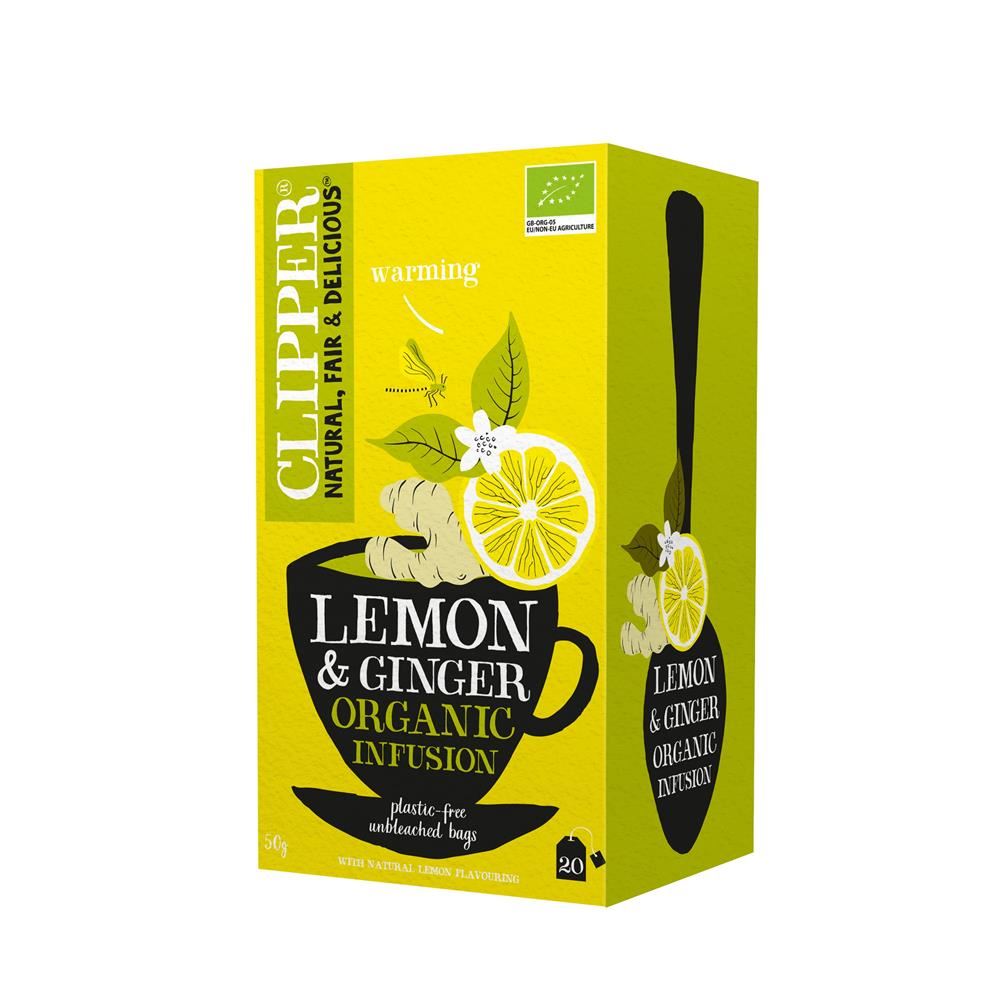 Clipper Tea Lemon & Ginger Tea 20 Bags
