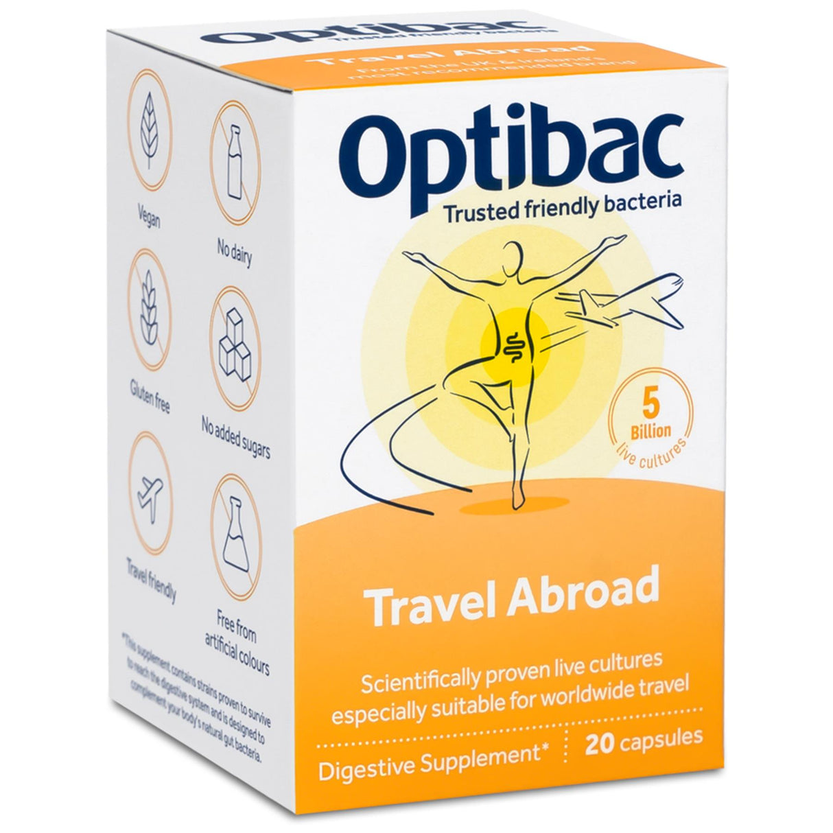 OptiBac Probiotics | Travel Abroad | 20 - 60 Capsules