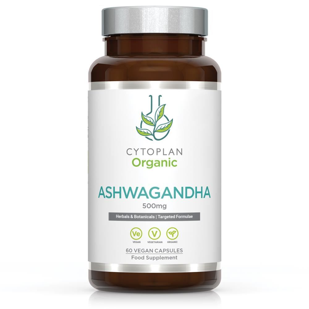Cytoplan Organic Ashwagandha 500mg 60 capsules