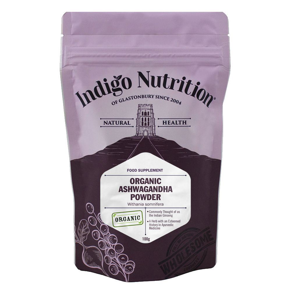 Indigo Herbs Organic Ashwagandha powder 100g