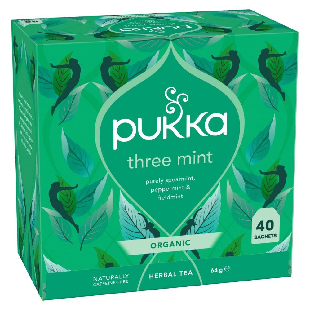 Pukka Herbs Pukka Organic Three Mint x 40 Teabags