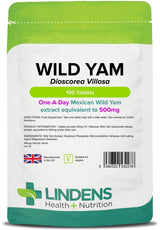 Lindens Wild Yam 500mg - 100 Tablets