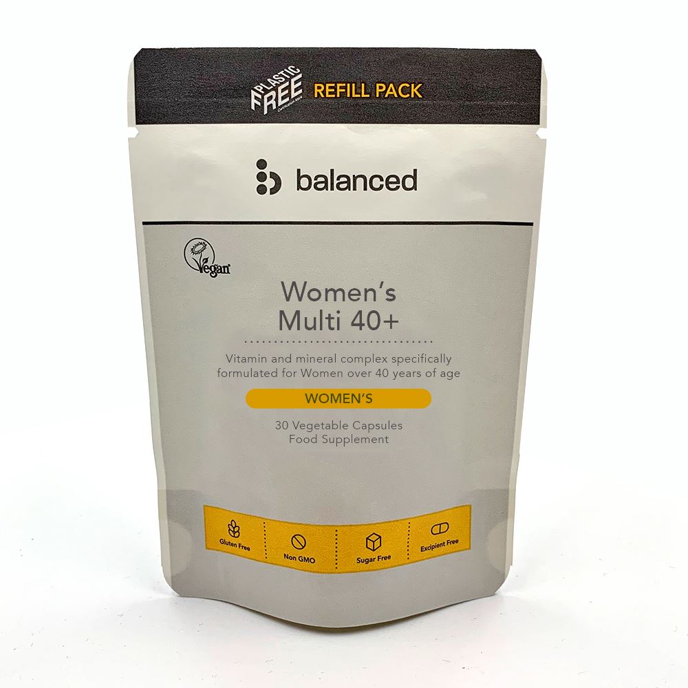 Balanced Women's 40+ Multi 30 Veggie Caps - Refill Pouch
