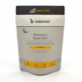 Balanced Women's 40+ Multi 30 Veggie Caps - Refill Pouch