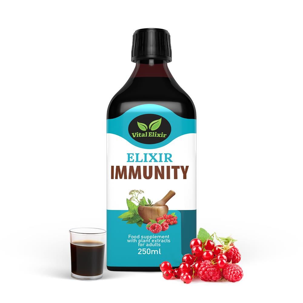 Vital Elixir Immunity Herbal Supplement 250ml