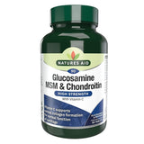 Natures Aid Glucosamine 500mg MSM 500mg & Chondroitin 100mg 90 Tablets
