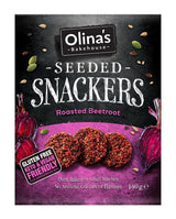 Olinas Bakehouse Seeded Snackers with Roasted Beetroot 140g