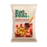 Eat Real Veggie Straws with a Sweet Barbecue Glaze 110g - 10 Pack