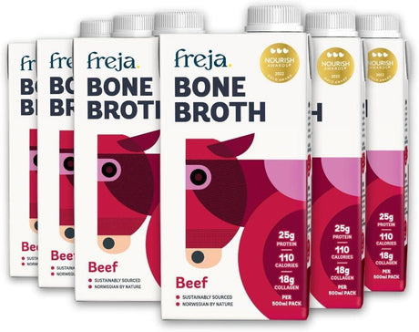 Take Stock Freja Beef Bone Broth 500ml - 6 Pack