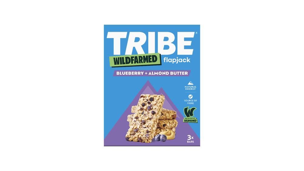 TRIBE Wildfarmed Blueberry + Almond Butter Flapjack Multipack 150
