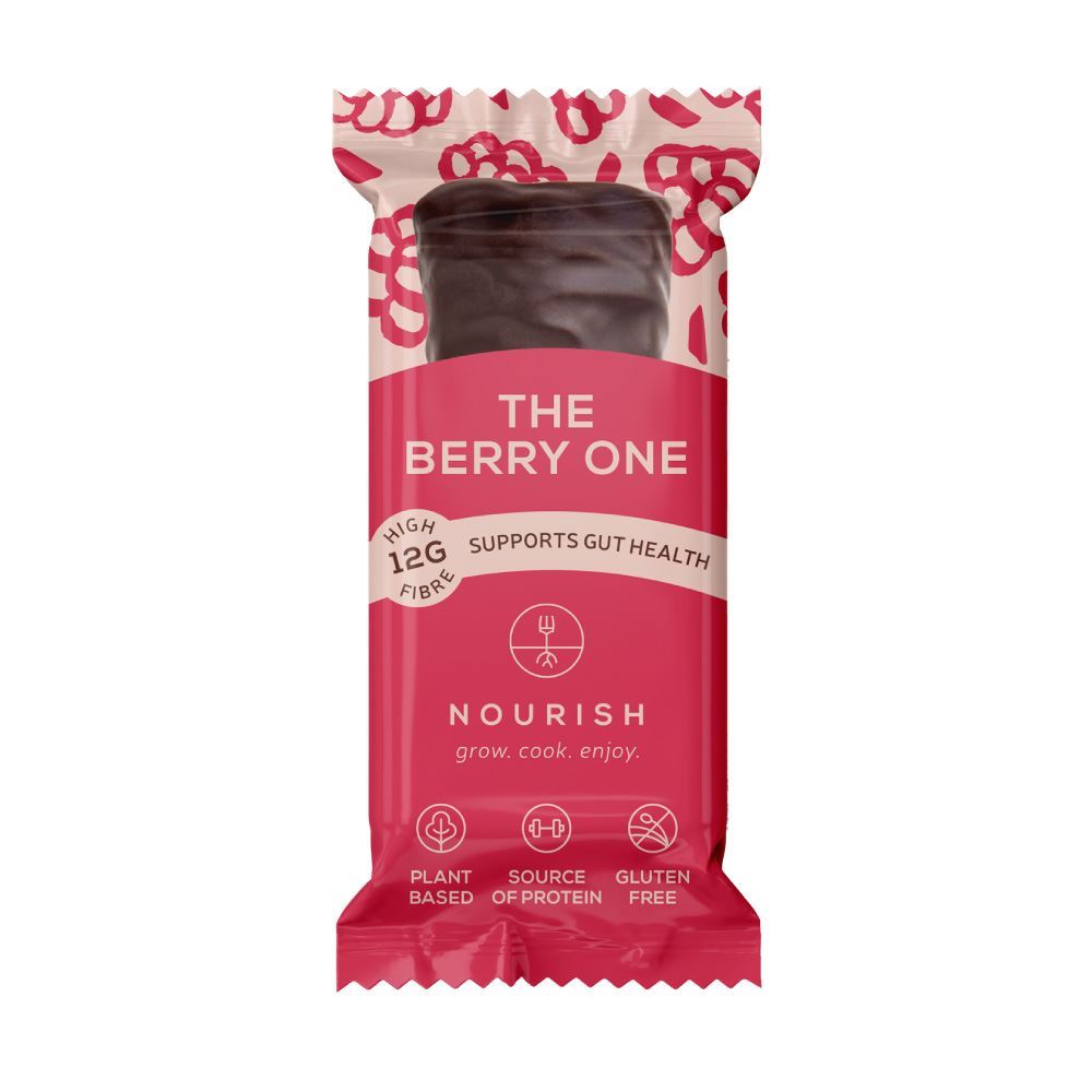 Nourish Grow Cook Enjoy The Berry One - Chocolate Coconut Brownie 50g - 14 Pack