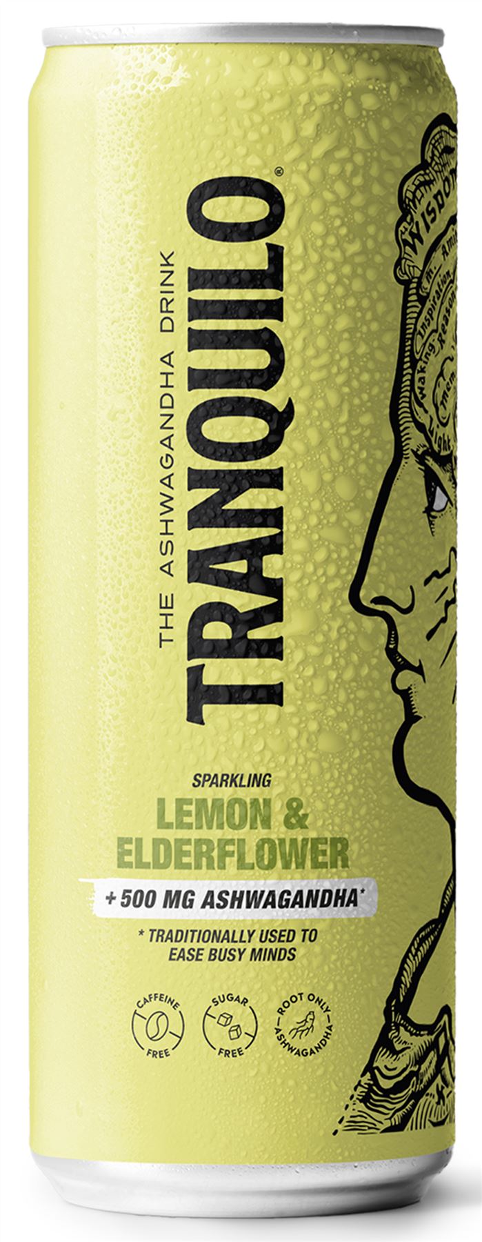 Tranquilo Lemon & Elderflower Ashwagandha Drink 330ml