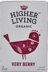Higher Living Very Berry Organic Infusion - 15 bags