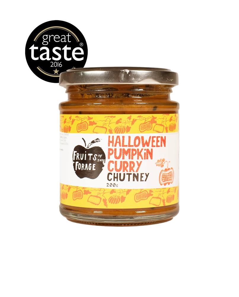 Fruits of the Forage Halloween Pumpkin Chutney 200g - 6 Pack