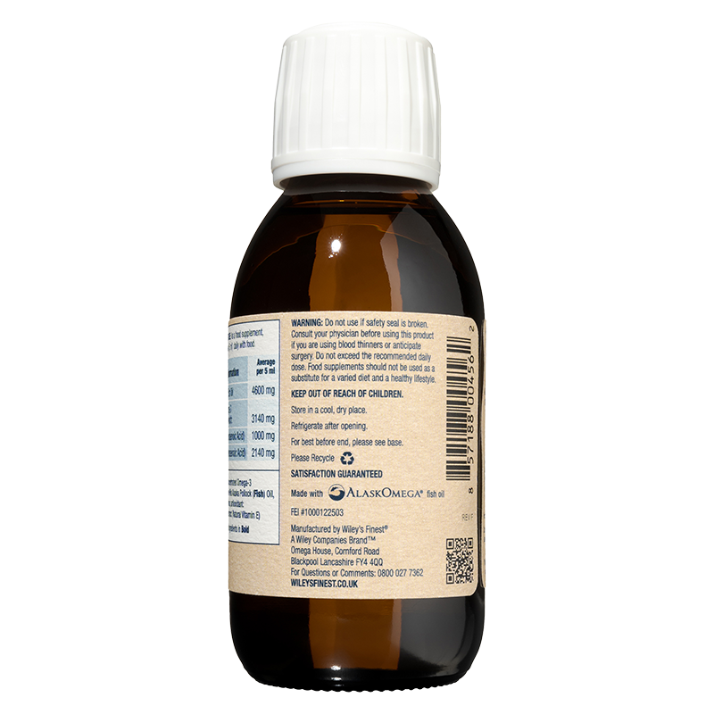 Wiley's Finest Summit DHA Liquid Wild Alaskan Fish Oil - 125ml