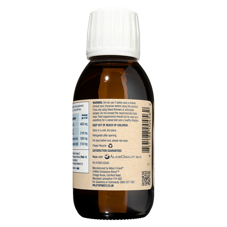 Wiley's Finest Summit DHA Liquid Wild Alaskan Fish Oil - 125ml