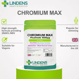 Lindens Chromium Max 1000mcg - 120 Tablets - image 3