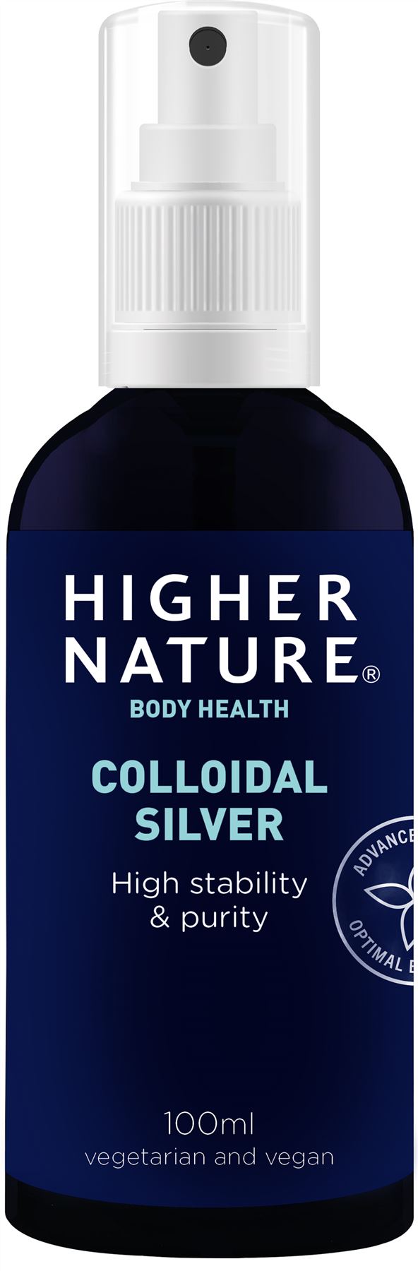 Higher Nature Colloidal Silver pump spray 100ml