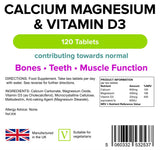 Lindens Calcium Magnesium Vitamin D - 120 Tablets - image 2