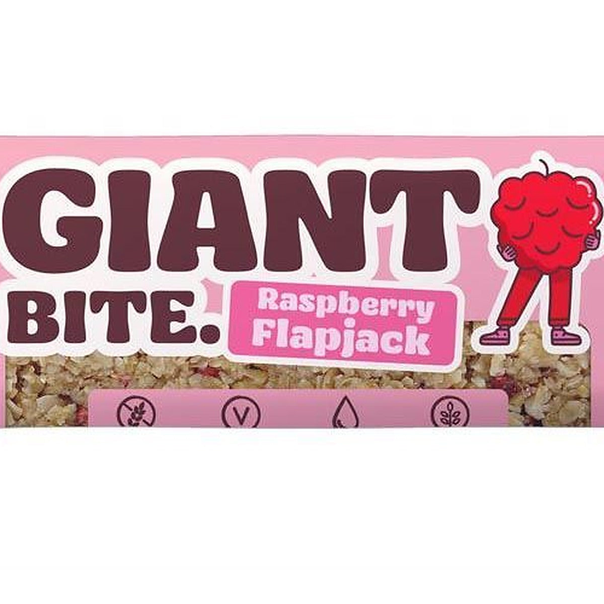 Ma Baker Giant Bites Raspberry Bar 42g - 15 Pack – Health Plus Living