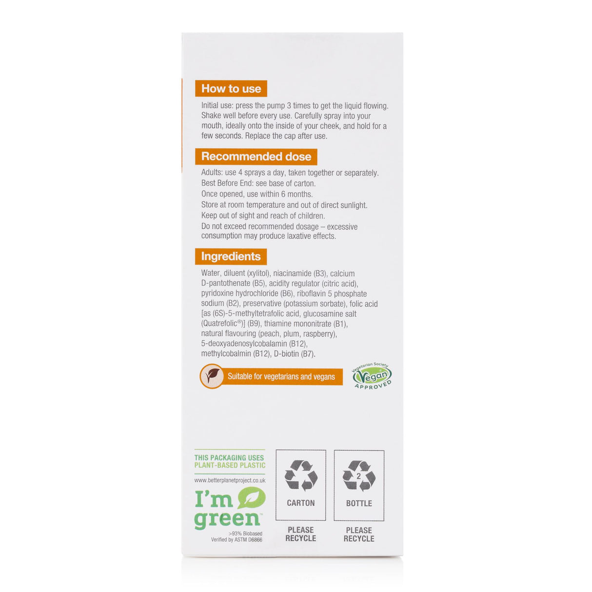 BetterYou Vitamin B-complete Daily Oral Spray - 25ml