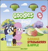 Goodies Bluey Kids Banana Strawberry & Apple Pouches 4x100g