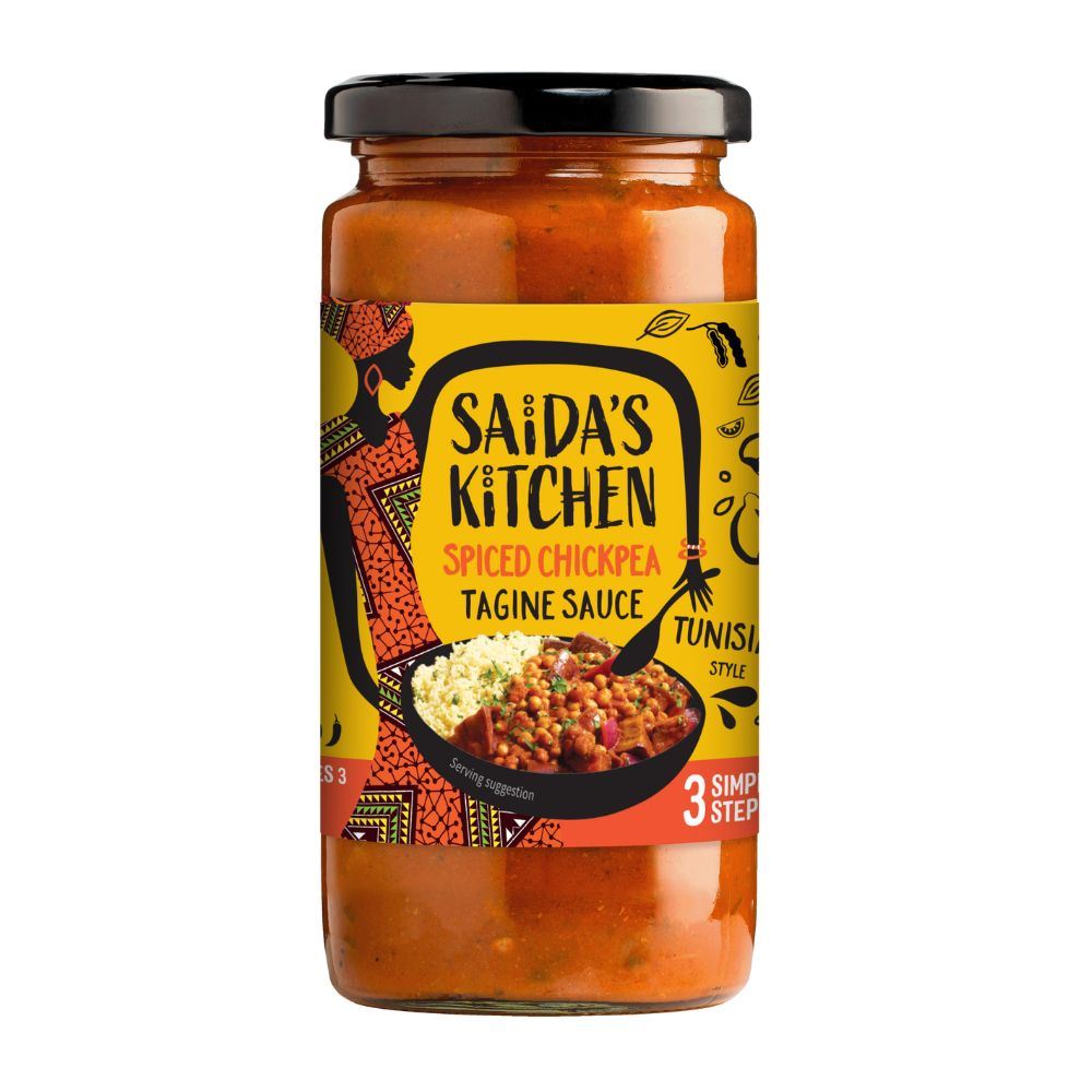 Saidas Kitchen Spiced Chickpea Tagine Sauce 370g - 6 Pack