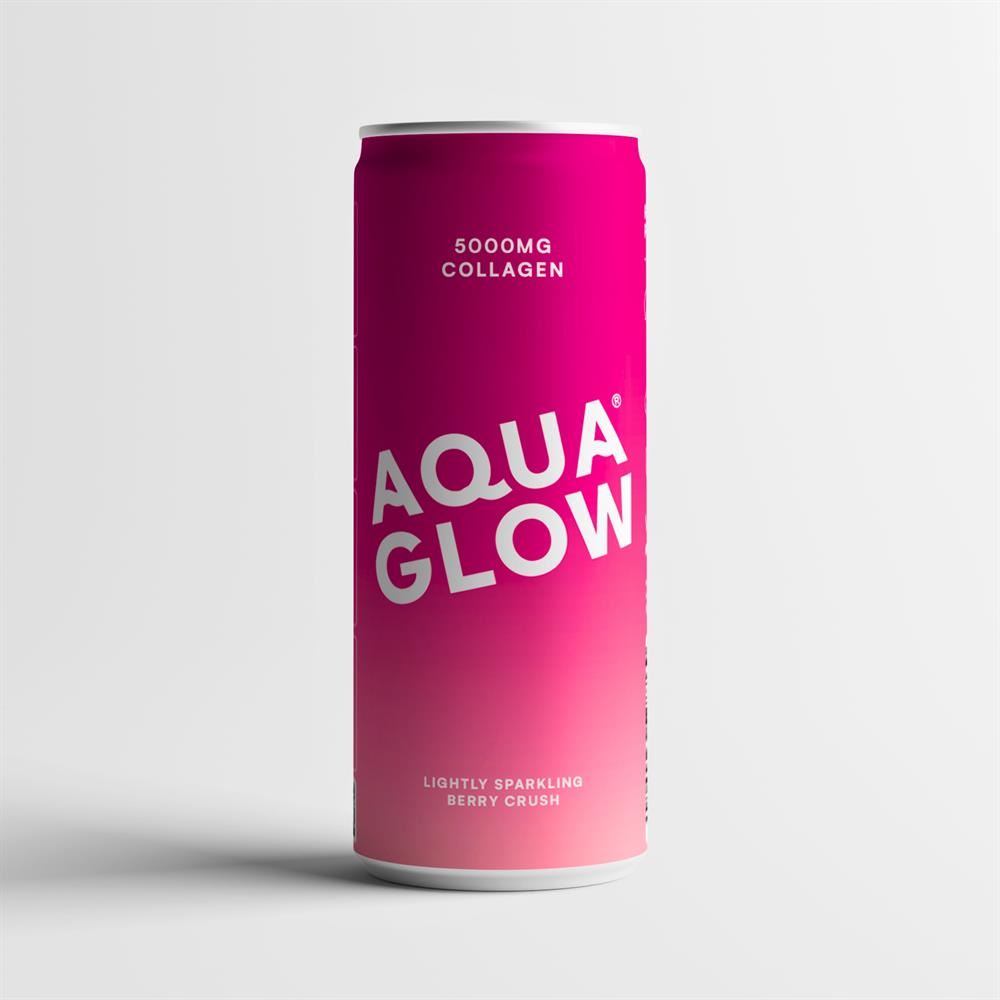 Aqua Glow Berry Crush Collagen Drink 250ml - 12 Pack