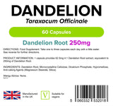 Lindens Dandelion 250mg - 60 Capsules - image 2