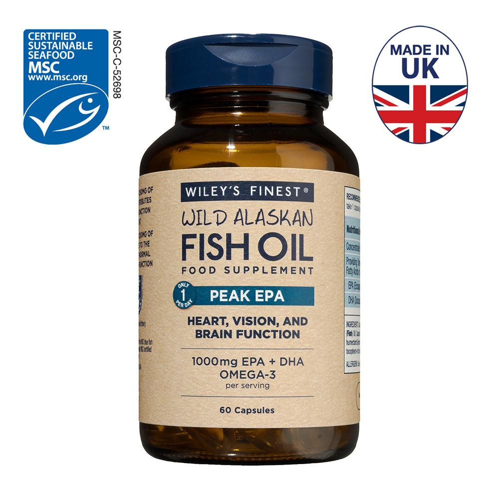 Wiley's Finest UK Peak EPA 60 Capsules