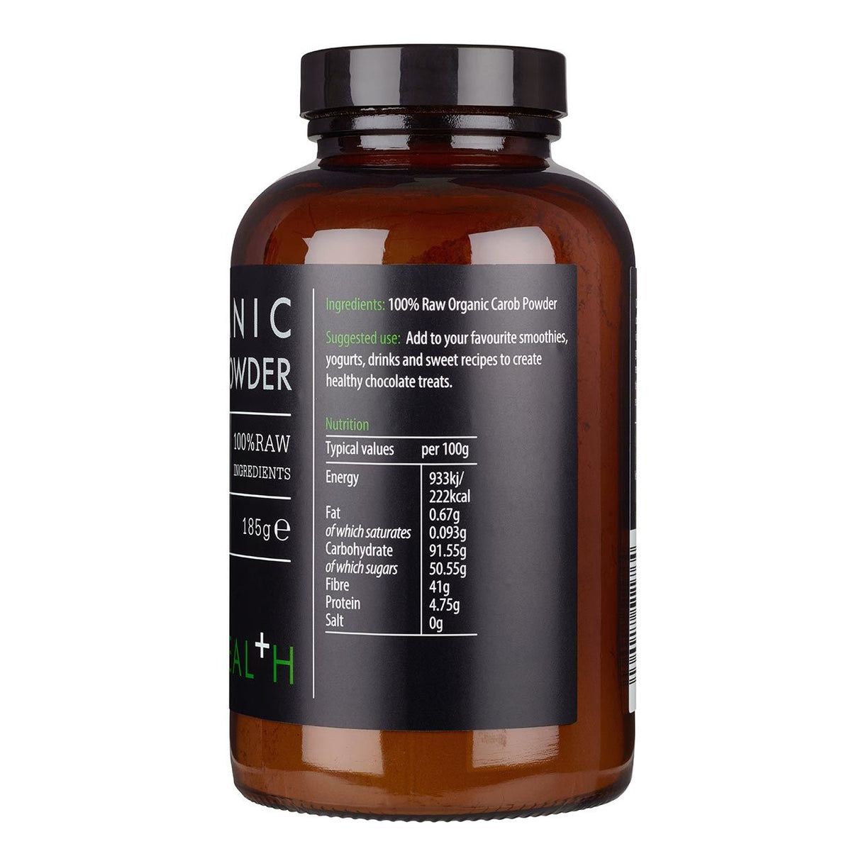 Kiki Health Organic RAW Carob Powder  - 185g
