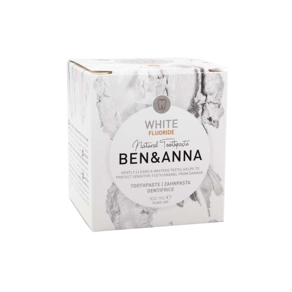 Ben and Anna Ben & Anna - Toothpaste White (with fluoride) 100ml ...