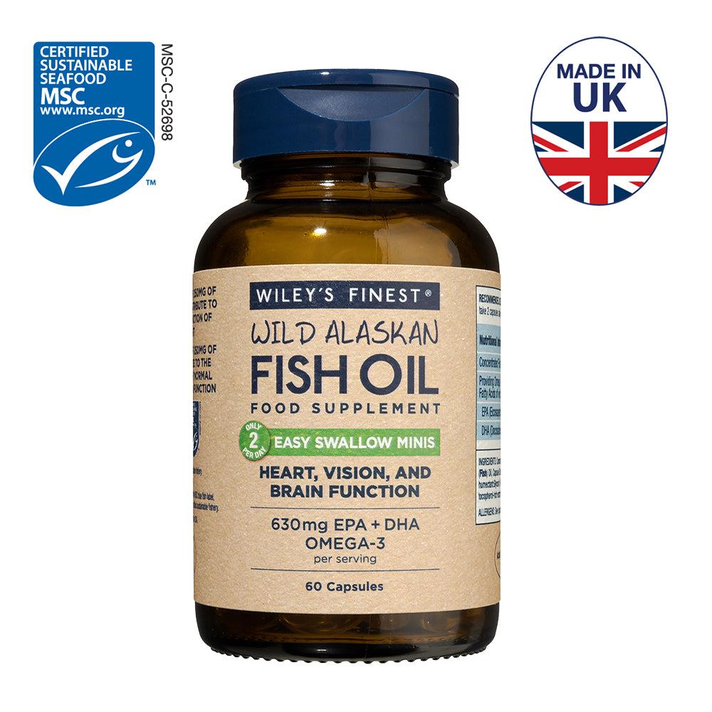 Wiley's Finest Easy Swallow Minis 60 Softgels
