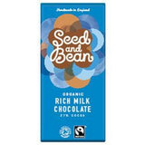 Seed & Bean Organic Dominican Rich Milk Chocolate Bar 75g