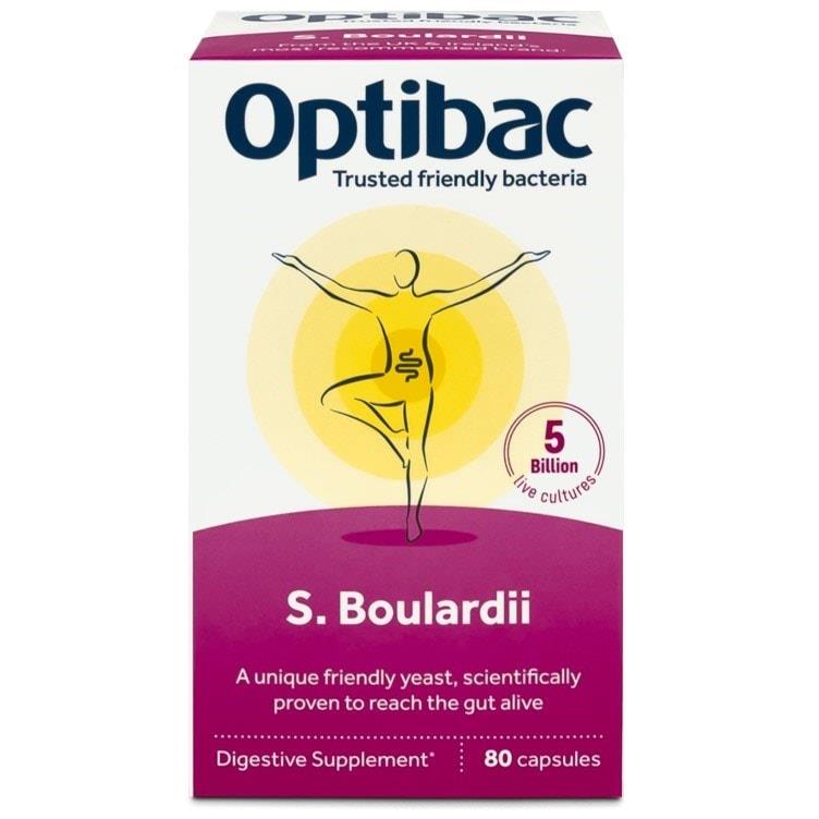 Optibac Probiotics Saccharomyces Boulardii 80 capsules