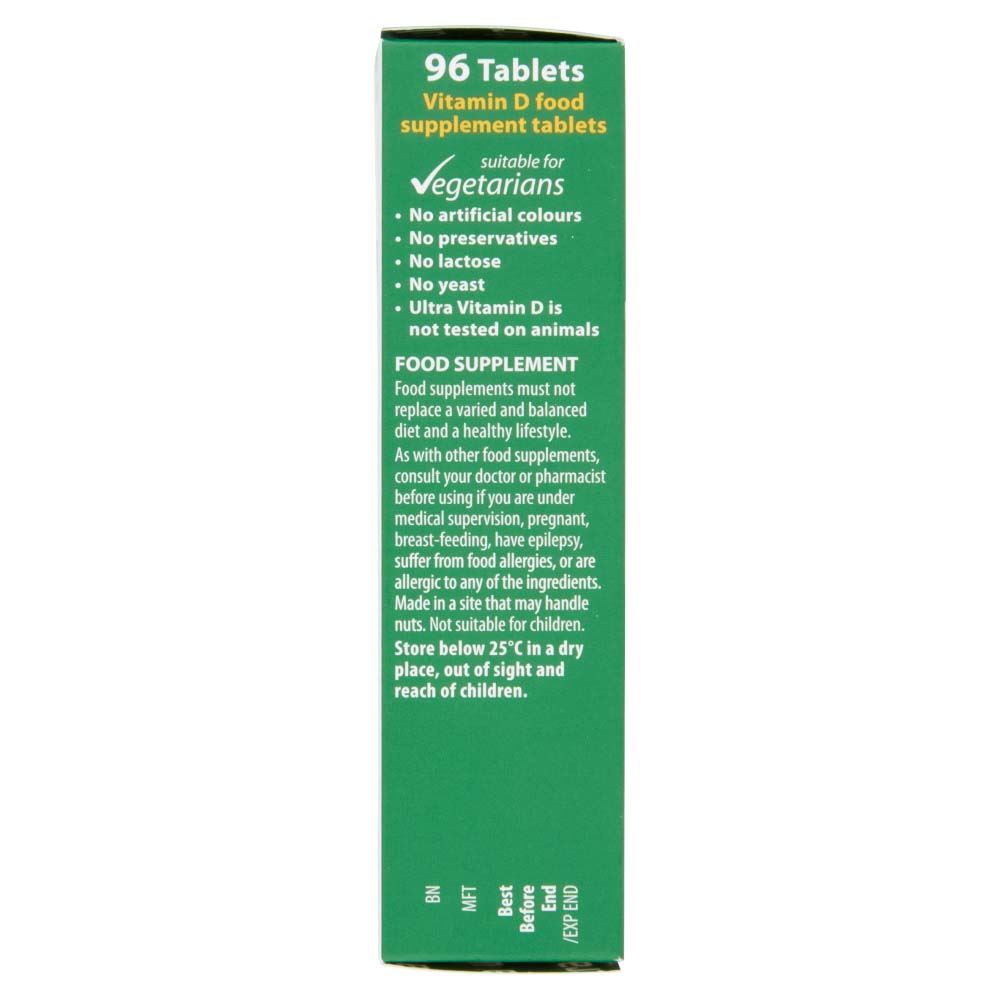 Vitabiotics Ultra Vitamin D 1000IU - 96 Tablets