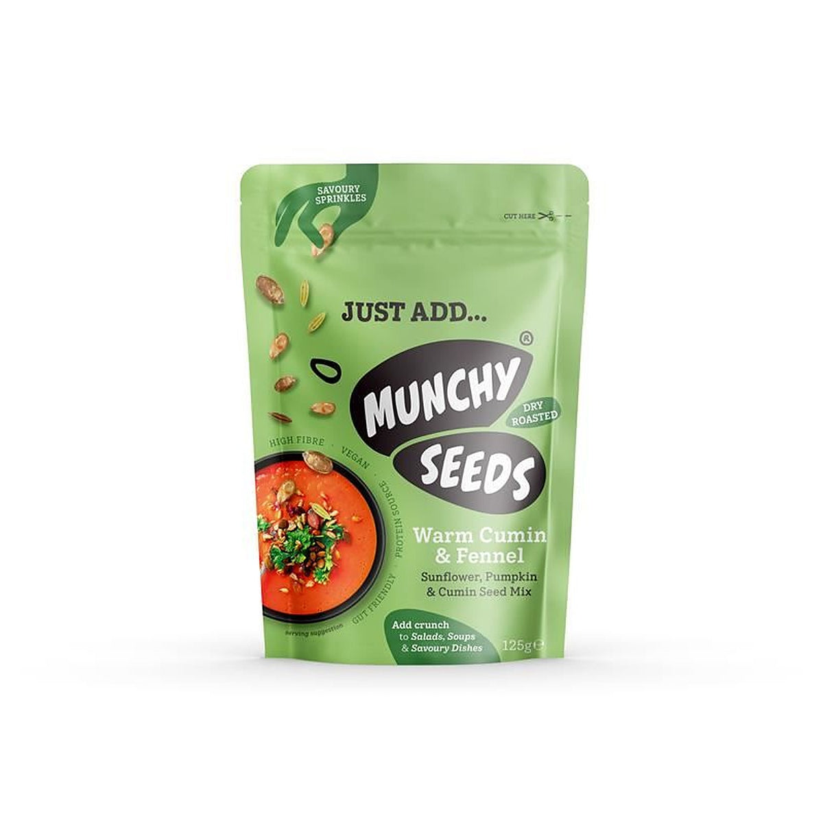 Munchy Seeds Warm Cumin & Fennel Savoury Sprinkles 125g – Health Plus ...